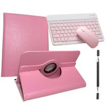 Kit Capa Giratoria Para tablet Redmi Pad 2 11' 2025 + Teclado Mouse + Caneta Dupla Preto