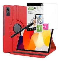 Kit Capa Giratória para Tablet Redmi Pad SE 11" + Película Vidro + Caneta Touch Stylus Kit Capa Giratória para Tablet Redmi Pad SE 11" + Película Vidro + Caneta Touch Stylus