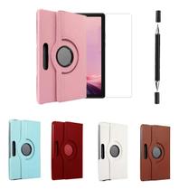 Kit Capa Giratória+ Pelicula+ Caneta Compatível Com Lenovo Tab M9