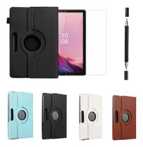 Kit Capa Giratória+ Pelicula+ Caneta Para Lenovo Tab M9