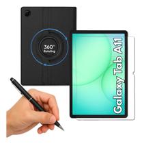 Kit Capa Giratória + Pelicula + Caneta Para Tab A11 8.7 Pol