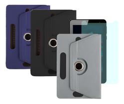 Kit Capa Giratória + Película Para Tab Positivo Twist T770c