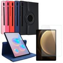 KIt Capa Giratória Sansung Tab S9FE + Película