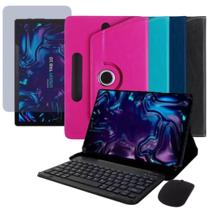 Kit Capa Giratória + Teclado e Mouse Bluetooth p/ Tablet Vision Tab 10