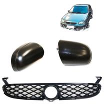 Kit Capa+grade CORSA CLASSIC 00 01 02 03 Modelo ANTIGO Preta