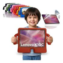 Kit Capa Infantil Bracinhos + Película Lenovo K10c Tb311fu