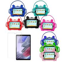 Kit Capa Infantil Formato Sapinho Emborrachada + Película para Tablet A7 Lite