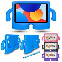 Kit Capa Infantil Universal Redmi Pad 2 11" + Caneta Kids