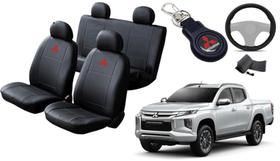 Kit Capa L200 2022 a 2025 + Chaveiro + Capa de Volante: Elegância que Protege