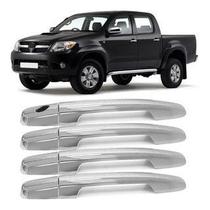 Kit Capa Maçaneta Hillux 2005 A 2008 Cromado