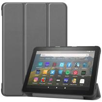 Kit Capa Magnética Tablet Amazon Fire Hd 8 + Vidro Vinho - Star Capas E Acessórios