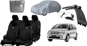 Kit Capa Meriva 2001-2012 + Capa de Cobrir + Limpador de Parabrisa para Carro Impecável