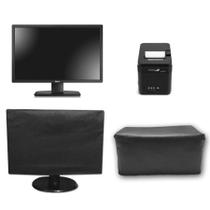 Kit Capa Monitor 20 e Capa Impressora BematechMP2800 Impermeável
