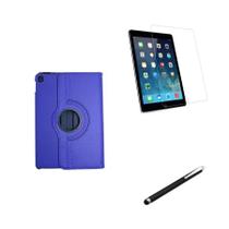 Kit Capa Novo tablet 9 Ger. 10.2" 360 / Caneta + Pel Vidro (Azul Escuro)