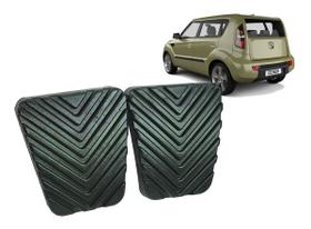 Kit capa p/ pedal do freio e embreagem h100 1997 1998 1999 2000 2001 2002 2003 2004