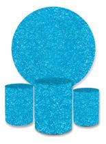 Kit Capa Painel Redondo Trio Cilindros Glitter Lançamento 2026