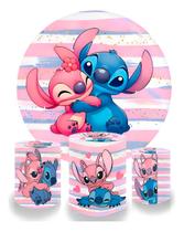 Kit Capa Painel + Trio Cilindro - Stitch E Angel Lançamento Kit Capa Painel + Trio Cilindro - Stitch E Angel Lançamento