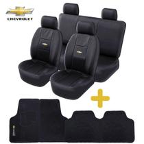 Kit Capa Para Banco Automotivo Chevrolet Celta Corsa Classic Wind Vectra Astra Prisma Couro + Tapete - Capas