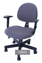Kit Capa Para Cadeira Giratória De Escritório 01 Unidade Cinza - Bell