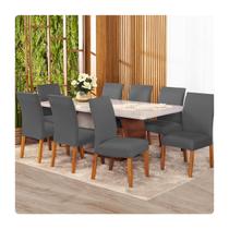 Kit Capa Para Cadeiras 8 Unidades Malha Gel - Shop CasaNobre