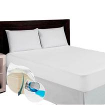 Kit Capa Para Colchão Queen Impermeável Com Duas Fronha Kit Capa Para Colchão Queen Impermeável Com Duas Fronha