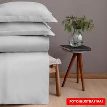 Kit Capa Para Edredom Casal 300 Fios - Naturalle Prata Kit Capa Para Edredom Casal 300 Fios - Naturalle Prata
