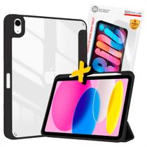 Kit Capa Para iPad 10 10.9 Smart Case Suporte Pencil + Pelicula de Vidro