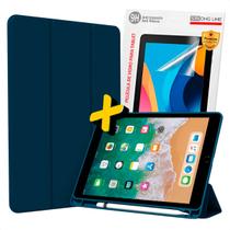 Kit Capa Para iPad 6 iPad 5 9.7" Smart Case Suporte Pencil + Pelicula de Vidro