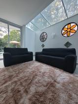 Kit Capa Para Sofá 02 E 03 Lugares Favorita Malha Coladinha