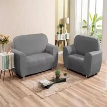 Kit Capa Para Sofá 02 E 03 Lugares Favorita Malha Coladinha Kit Capa Para Sofá 02 E 03 Lugares Favorita Malha Coladinha