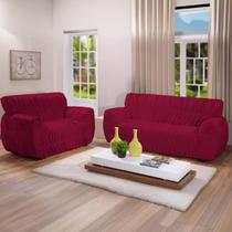 Kit Capa Para Sofa 2/3 Lugares 21 Elasticos Varias Cores