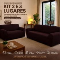 Kit Capa Para Sofa 2 e 3 Lugares Malha Gel Kit Capa Para Sofa 2 e 3 Lugares Malha Gel