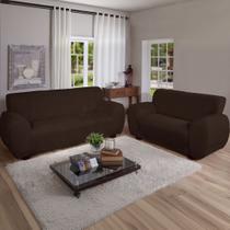 Kit Capa Para Sofa 2 e 3 Lugares Malha Gel