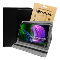 Kit Capa Para Tablet 9 Polegadas Universal Pasta Protetora Suporte Todas Marcas + Pelicula 213x122mm
