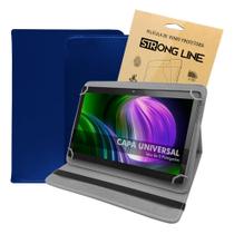 Kit Capa Para Tablet 9 Polegadas Universal Pasta Protetora Suporte Todas Marcas + Pelicula 213x122mm