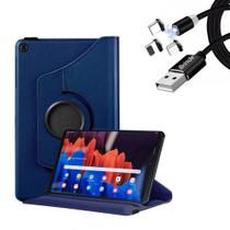 Kit Capa Para Tablet Galaxy Tab A7 Lite 8.7+ Película e Cabo