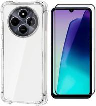 Kit Capa para Xiaomi Redmi 14c e Película 3D 9D Vidro Temperado