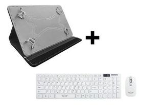 Kit Capa Pasta + Teclado Para Tablet T515 (otg Brinde)