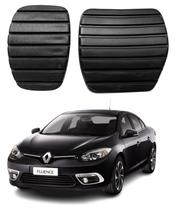Kit capa pedal embreagem e freio renault fluence 11-18 Kit capa pedal embreagem e freio renault fluence 11-18
