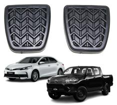 Kit capa pedal embreagem/ freio toyota corolla hilux todos