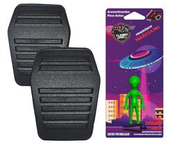 Kit capa pedal freio e embreagem e cheirinho aromatizante ecosport 2003 2004 2005 2006 2007 2008 2009 2010 2011 2012