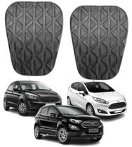 Kit capa pedal freio e embreagem new fiesta new ka ecosport