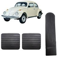 Kit capa pedal freio embreagem acelerador fusca brasilia 76/ Kit capa pedal freio embreagem acelerador fusca brasilia 76/