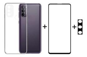 Kit Capa + Pelicula 3d + Pel Lente Camera Para Moto G31