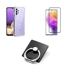 Kit Capa + Película 3D + Suporte Anel para Samsung Galaxy A53 Kit Capa + Película 3D + Suporte Anel para Samsung Galaxy A53