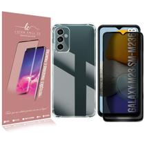 Kit Capa + Película De Privacidade Preta 3d P/ Galaxy M23 M236 6.6 - Luiza Cell25