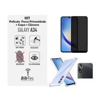 Kit Capa + Película Privativa Fosca + Película Câmera Samsung Galaxy A34 Kit Capa + Película Privativa Fosca + Película Câmera Samsung Galaxy A34