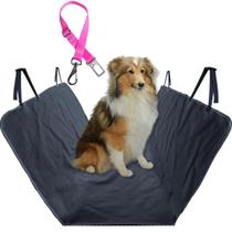 Kit Capa Pet Banco Traseiro +cinto Segurança Carro Universal