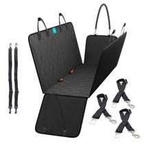 Kit Capa Pet Protetora de Banco Traseiro Carro Impermeável com Ziper + 3 Cinto de Segurança Kit Capa Pet Protetora de Banco Traseiro Carro Impermeável com Ziper + 3 Cinto de Segurança