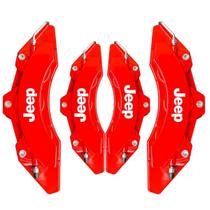 Kit Capa Pinça De Freio Para Jeep Vermelho Vários Modelos